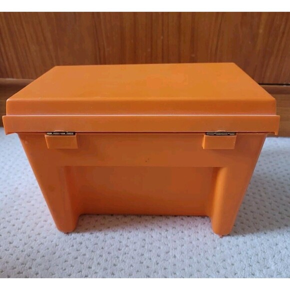 Vintage 1975 Betty Crocker STEP BY STEP Recipe Index Book Cards Orange Box - Picture 9 of 9